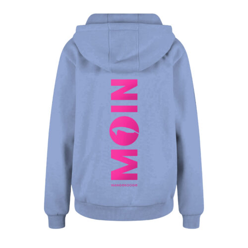 Hoodie Women‘s · Moin Wangerooge · Flex-Print Neonpink