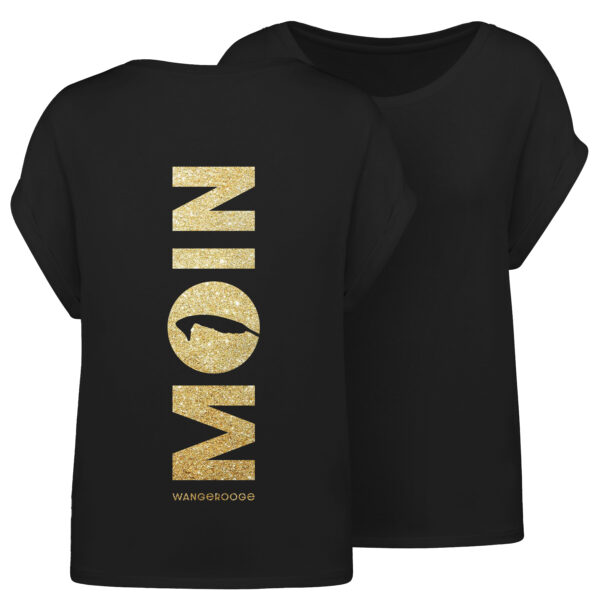 T-Shirt Women‘s · Moin Wangerooge · Flex-Print Goldglitzer