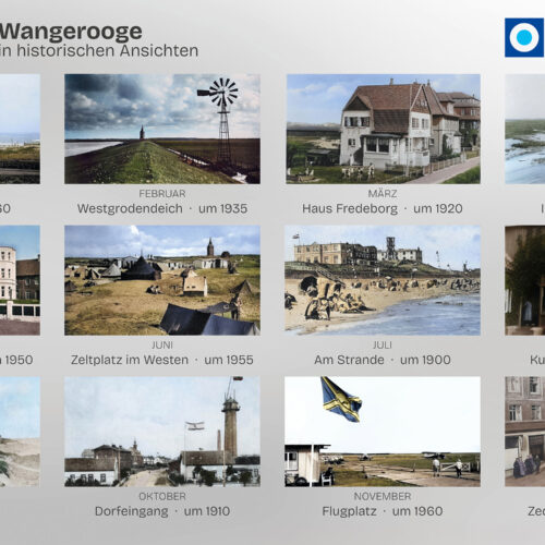 Historischer Wangerooge Kalender 2026 · A4