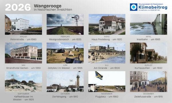 Historischer Wangerooge Kalender 2026 · A4 – Bild 2