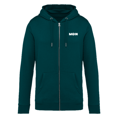 Sweatjacke Unisex - Moin Wangerooge Stick