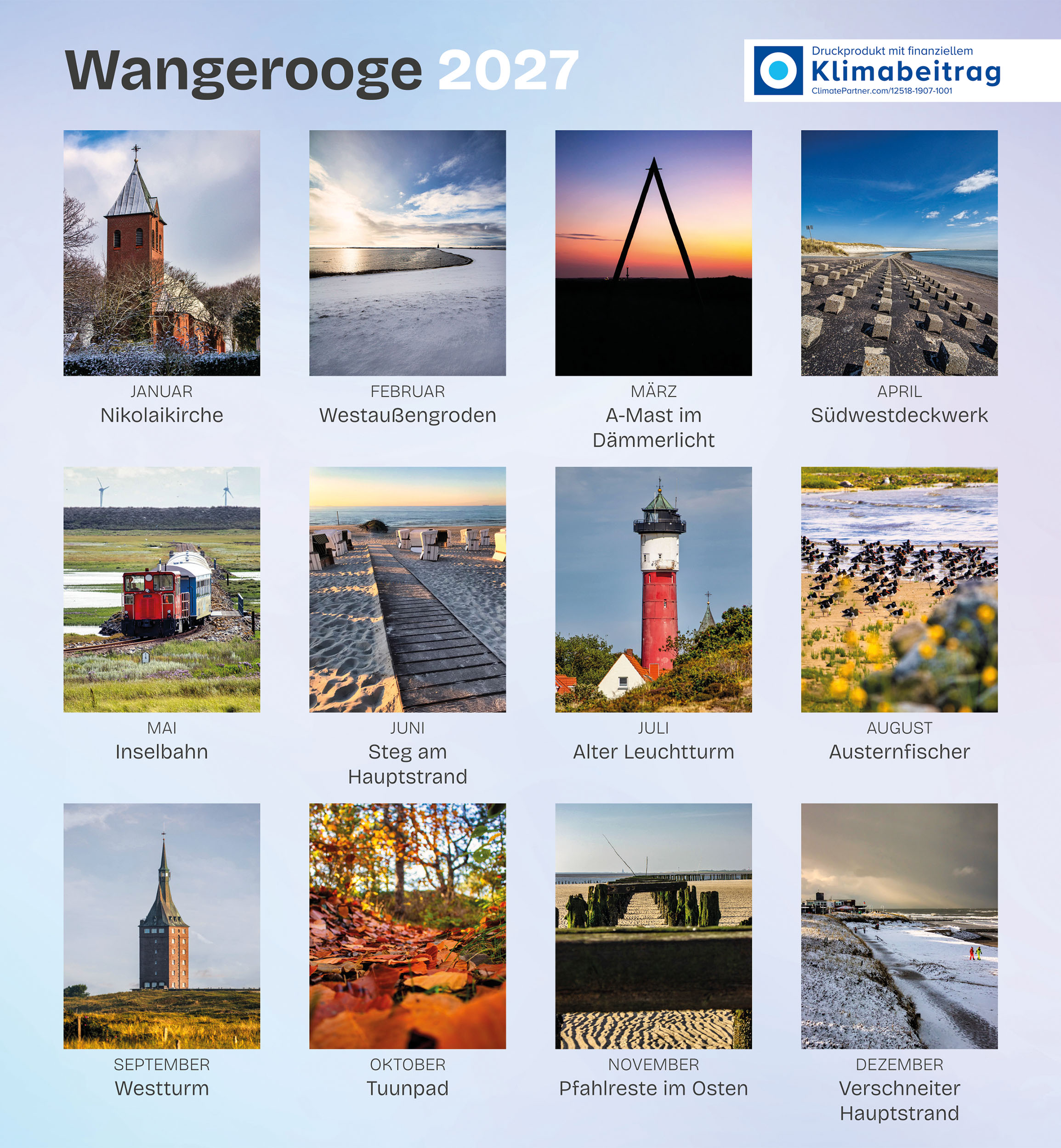 Wangerooge Kalender 2027 · A4 – Bild 2